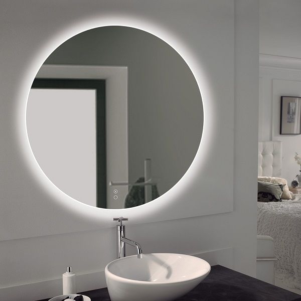 Miroir led Dacha Ø75cm avec antibuée - O'DESIGN Réf. DACHA750