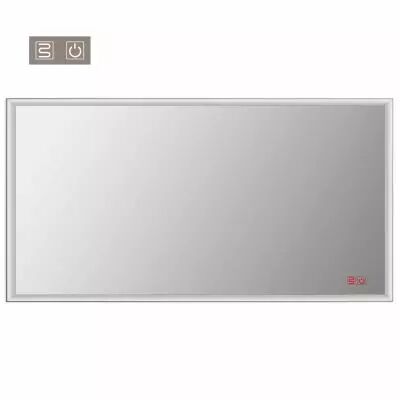 Miroir LED Divin Plus 150x60cm aluminium avec anti-bu�e - DECOTEC R�f. 1746351