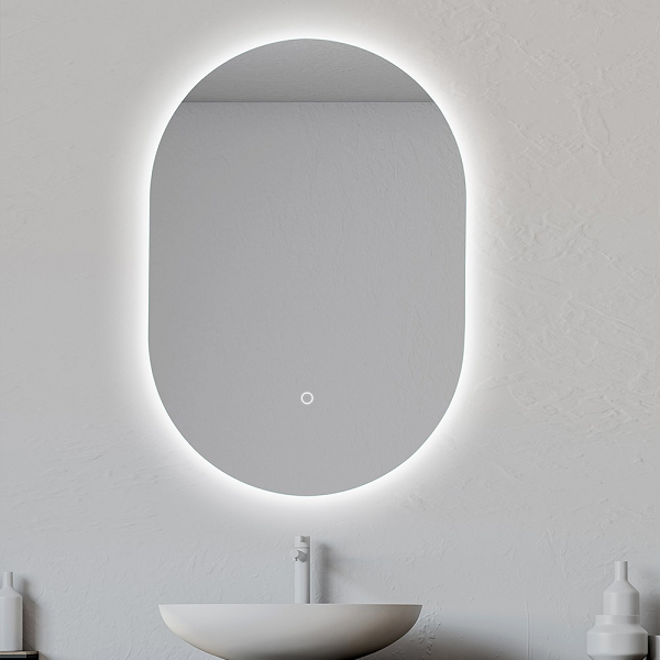 Miroir sur pied Hedra LED avec éclairage LED : Miroir Pour Toi