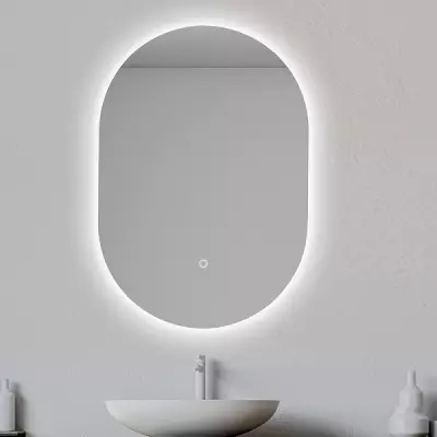 Miroir led Falbala 60x85cm avec antibu�e sans contour - O\'DESIGN R�f. FALBALA