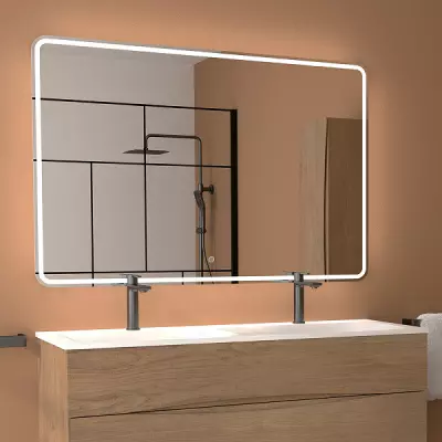 Miroir led Fantasio 120x80cm avec antibu�e - OZE R�f. FANTASIO1200