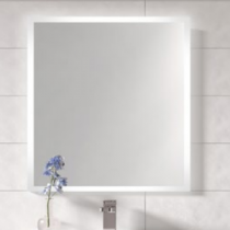Miroir LED FROST 120cm avec antibuée Aluminium - AQUARINE Réf. 824936