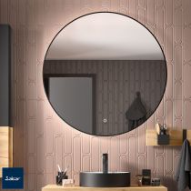 Miroir led Globe Ø60cm Noir - SALGAR Réf. 97614