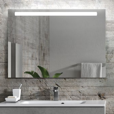Miroir LED LINIA 120x70cm Aluminium - AQUARINE Réf. 824932