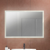 Miroir LED Narcisse 100x70cm cadre dépoli - DECOTEC Réf. 1746521