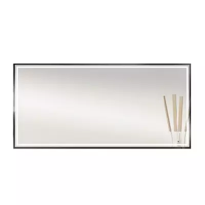 Miroir led Narcisse 140x60cm 35,76W avec anti-bu�e / Cadre d�poli - DECOTEC R�f. 1746592