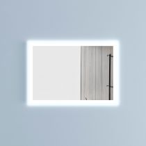 Miroir LED Narcisse 90x70cm cadre dépoli  - DECOTEC Réf. 1746581