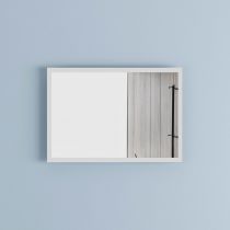 Miroir LED Narcisse 90x70cm cadre dépoli  - DECOTEC Réf. 1746581