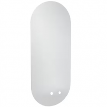 Miroir LED oblong percé 2 trous pour mitigeur - JACOB DELAFON Réf. EB1492-NF