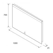 Miroir led ORLEANS 1000 - SALGAR Réf. 97599