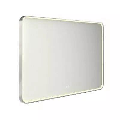 Miroir led PROMESS rectangle 120x80cm 32W avec anti-bu�e / Cadre chrom� - DECOTEC R�f. 1747231