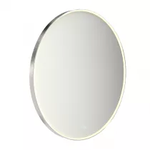 Miroir led PROMESS rond &Oslash;110cm 28W avec anti-bu&eacute;e / Cadre chrom&eacute; - DECOTEC R&eacute;f. 1747261