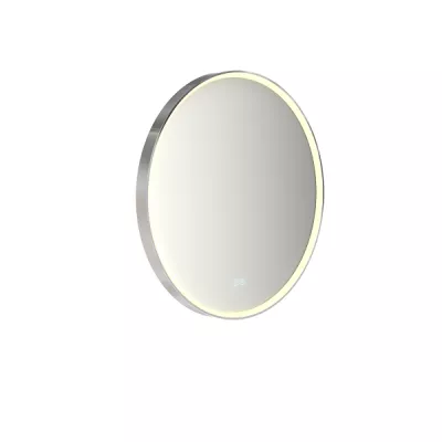 Miroir led PROMESS rond �70cm 18W avec anti-bu�e / Cadre chrom� - DECOTEC R�f. 1747241