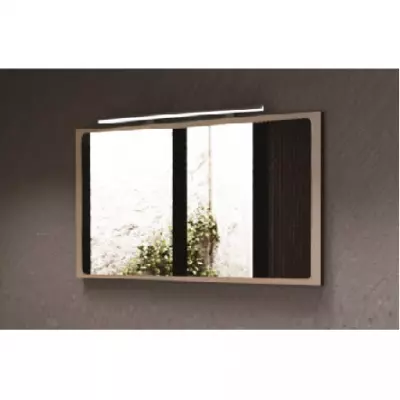 Miroir LED Woody 120cm Ch�ne brut naturel - DECOTEC R�f. 1821681
