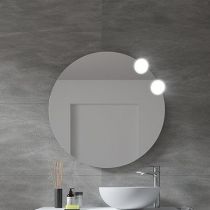 Miroir OASIS Ø80cm avec appliques Gilda - SALGAR