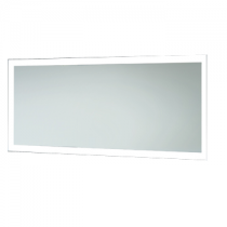 Miroir Reflet Luz 160x65cm (horizontal ou vertical) avec éclairage LED 19W & antibuée 2x50W - SANIJURA Réf. 904016