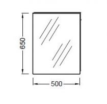 Miroir Reflet Pure 50x65cm  - SANIJURA Réf. 901004