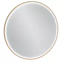 Miroir rond 50cm cadre et LED Dor� - JACOB DELAFON R�f. EB1288-GLD