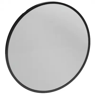 Miroir rond 50cm cadre Noir Satin� - Jacob Delafon R�f. EB1176-S14