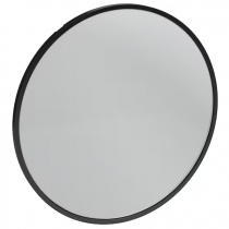 Miroir rond 50cm cadre Noir Satiné - Jacob Delafon Réf. EB1176-S14