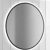 Miroir rond led Halo Ø100cm Noir mat - ROYO Réf. 128122
