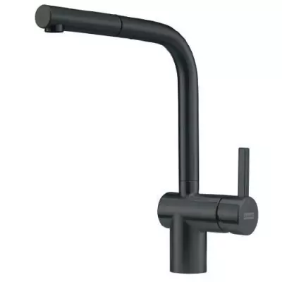 Mitigeur Atlas Neo � douchette Inox noir - FRANKE R�f. 552646