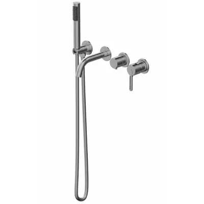 Mitigeur baignoire encastr� mural 4 trous Hana� Chrom� - O\'DESIGN R�f. HAN504C