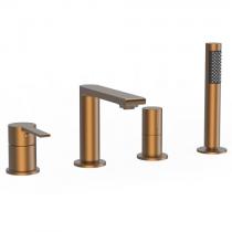 Mitigeur bain-douche 4 trous Figaro Cuivre brossé - O\'DESIGN Réf. FIG304CB