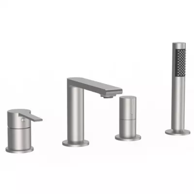 Mitigeur bain-douche 4 trous Figaro Nickel bross� - O\'DESIGN R�f. FIG304NB