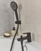 Mitigeur bain-douche monotrou July+ Noir mat - JACOB DELAFON Réf. E35674-4-BL