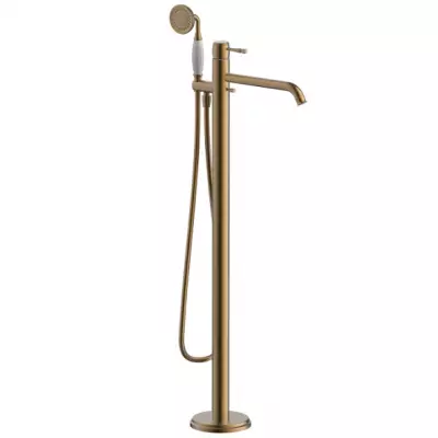 Mitigeur bain-douche sur pied Icare Cuivr� bross� - O\'DESIGN R�f. ICA30CB