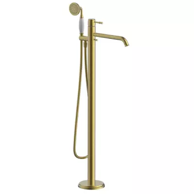 Mitigeur bain-douche sur pied Icare Or bross� - O\'DESIGN R�f. ICA30OB