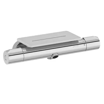 Mitigeur bain-douche thermostatique M�tro Chrom� avec tablette - JACOB DELAFON R�f. E21768-CP