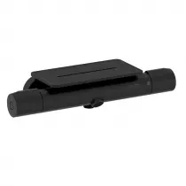 Mitigeur bain-douche thermostatique M&eacute;tro Noir mat avec tablette - Jacob Delafon R&eacute;f. E21768-BL