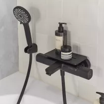 Mitigeur bain-douche thermostatique mural JULY+ Noir mat - JACOB DELAFON R&eacute;f. E35675-9-BL