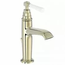 Mitigeur Cl&eacute;o 1889 Or beige avec vidage &agrave; tirette - JACOB DELAFON R&eacute;f. E24307-BGG