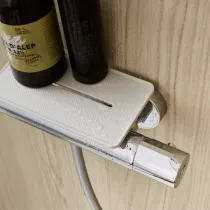 Mitigeur douche thermostatique M&eacute;tro Chrom&eacute; avec tablette - JACOB DELAFON R&eacute;f. E21767-CP