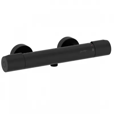Mitigeur douche thermostatique M�tro Noir mat - Jacob Delafon R�f. E24394-BL