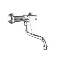 Mitigeur �vier mural Eco Project bec bas 180mm Chrom� - GRB R�f. 10966100