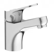 Mitigeur lavabo BRIVE Ch2 Chrom&eacute; avec vidage &agrave; tirette plastique - Jacob Delafon R&eacute;f. E75760-4-CP