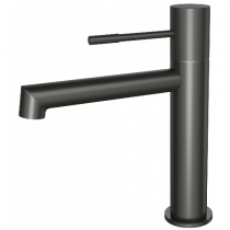 Mitigeur lavabo DRAKAR Carbone PVD avec vidage clic-clac - O\'DESIGN Réf. DRAK11CA-CA