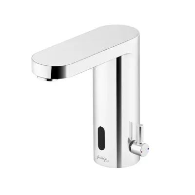 Mitigeur lavabo �lectronique JULY+ Chrom� avec ajustement temp�rature (vidage en option) - JACOB DELAFON R�f. E29836-CP