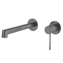 Mitigeur lavabo encastré DRAKAR Carbone PVD (bonde en option) - O\'DESIGN Réf. DRAK101CA