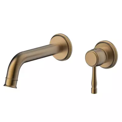Mitigeur lavabo encastr� mural Icare Cuivr� bross� - O\'DESIGN R�f. ICA101CB