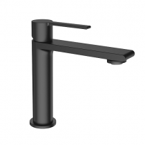 Mitigeur lavabo FIGARO Carbone PVD avec vidage clic-clac - O\'DESIGN Réf. FIG11CA