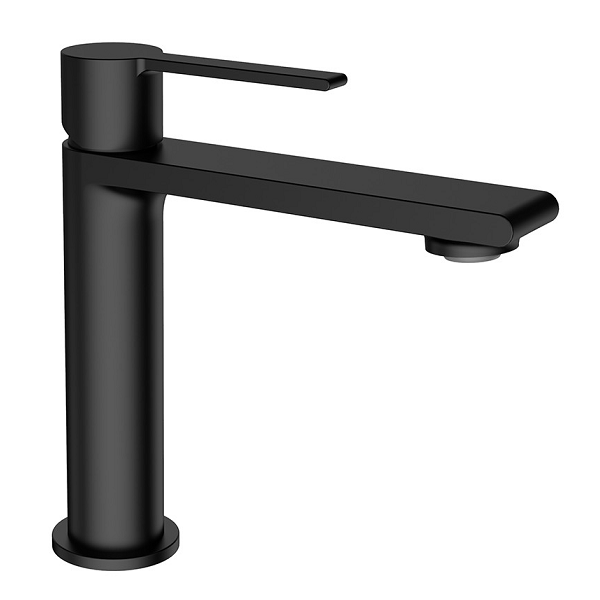 Mitigeur lavabo design - Noir mat