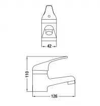 Mitigeur lavabo First Chromé - OZE Réf. F11