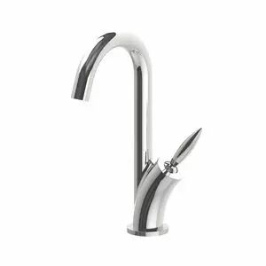 Mitigeur lavabo Flamme Chrom� brillant - DECOTEC R�f. 143000100124