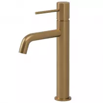 Mitigeur lavabo haut Gala Cuivre brossé - OZE Réf. GALA11HCB