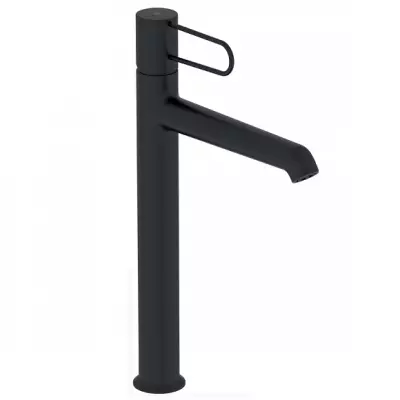Mitigeur lavabo haut Od�on Rive gauche sans vidage Noir mat - JACOB DELAFON R�f. E21031-BL-BL